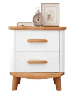 Ashley Wooden Bedside Table in White