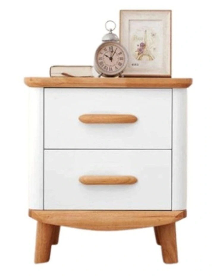 Ashley Wooden Bedside Table in White image 1