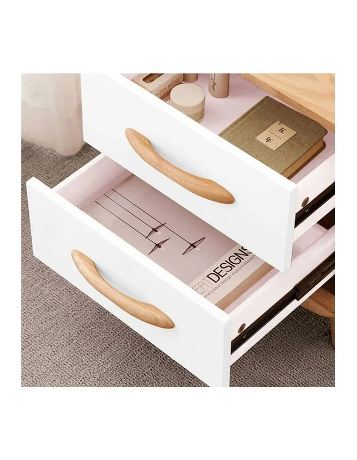 Ashley Wooden Bedside Table in White image 6