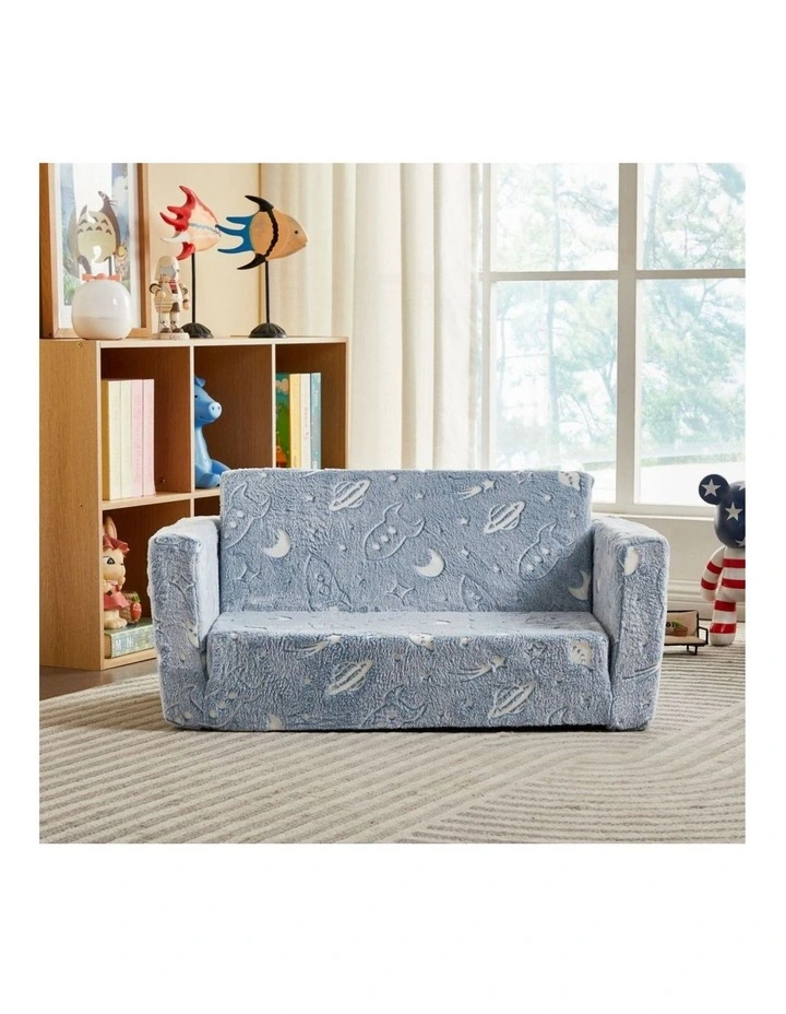 All 4 Kids Space Explorer Glow Flip-Out Double Couch image 3