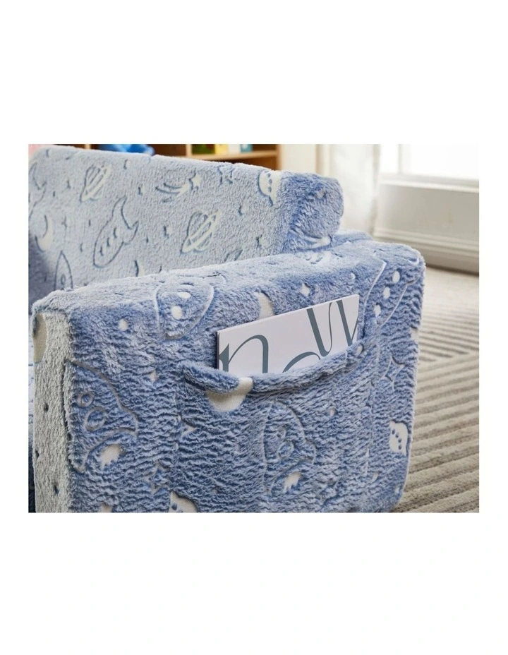 All 4 Kids Space Explorer Glow Flip-Out Double Couch image 6