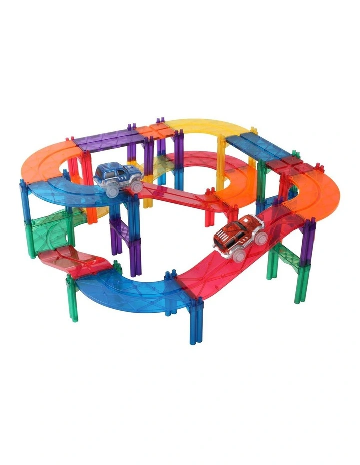 MNTL Classic Magnetic Car Track Set 108 Pcs image 3