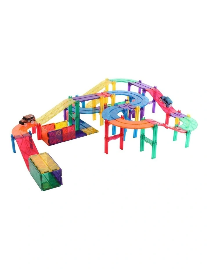 MNTL Classic Magnetic Car Track Set 108 Pcs image 4