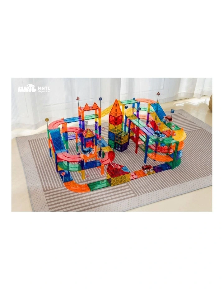 MNTL Classic Magnetic Car Track Set 108 Pcs image 5