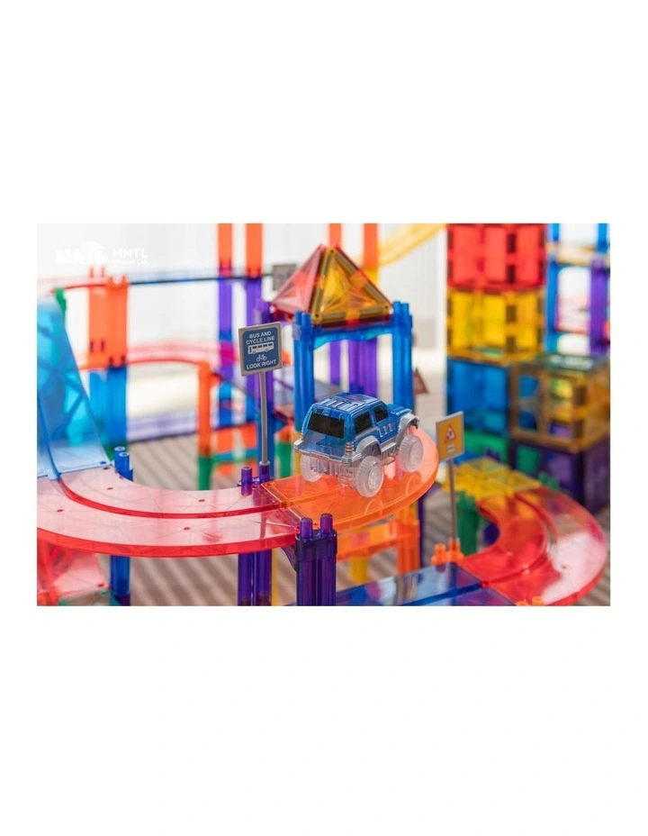 MNTL Classic Magnetic Car Track Set 108 Pcs image 7
