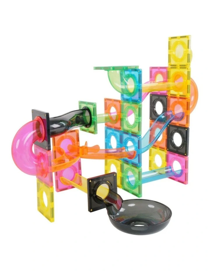 MNTL Fluorescent Magnetic Marble Run Set 101 Pcs image 7