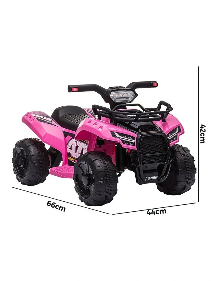 Mazam Ride On Car Electric ATV Bike Vehicle for Toddlers Kids Rechargeable Pink image 3