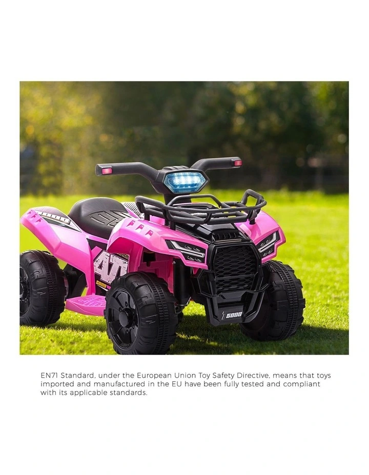 Mazam Ride On Car Electric ATV Bike Vehicle for Toddlers Kids Rechargeable Pink image 5