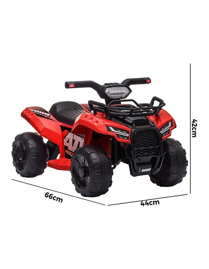 Mazam Ride On Car Electric ATV Bike Vehicle for Toddlers Kids Rechargeable Red image 3