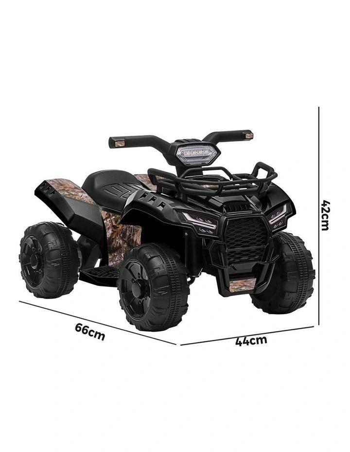 Mazam Ride On Car Electric ATV Bike Vehicle for Toddlers Kids Rechargeable Black image 3