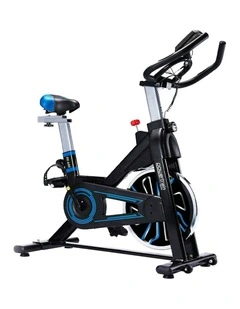 PowerTrain RX-600 Exercise Spin Bike Cardio Cycle - Blue