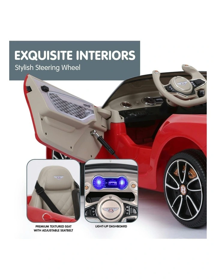 Kahuna Bentley Exp 12 Speed 6E Licensed Kids Ride On Electric Car Red image 2