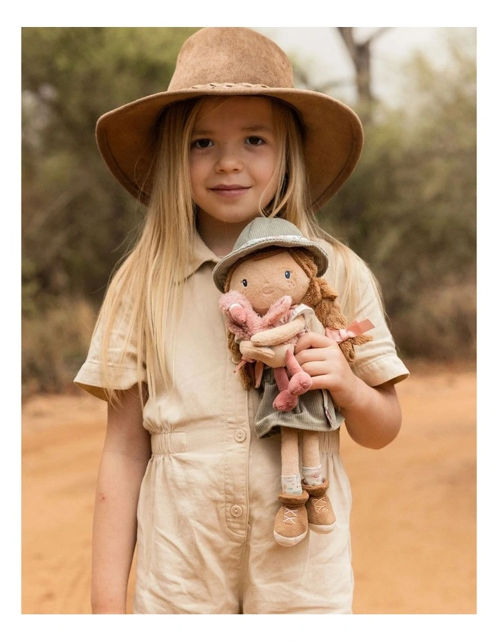 Safari Friends Cuddle Doll Ranger Rosa image 2