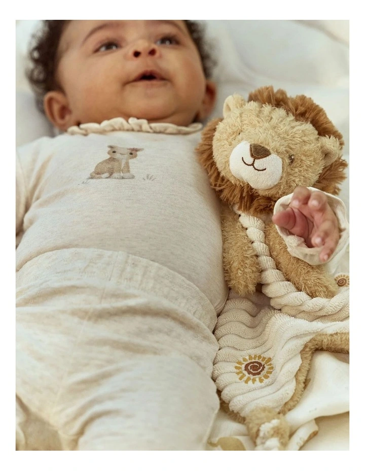 Safari Friends Cuddle Cloth Lion image 4