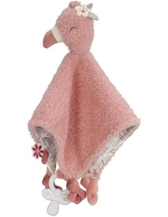 Safari Friends Cuddle Cloth Flamingo