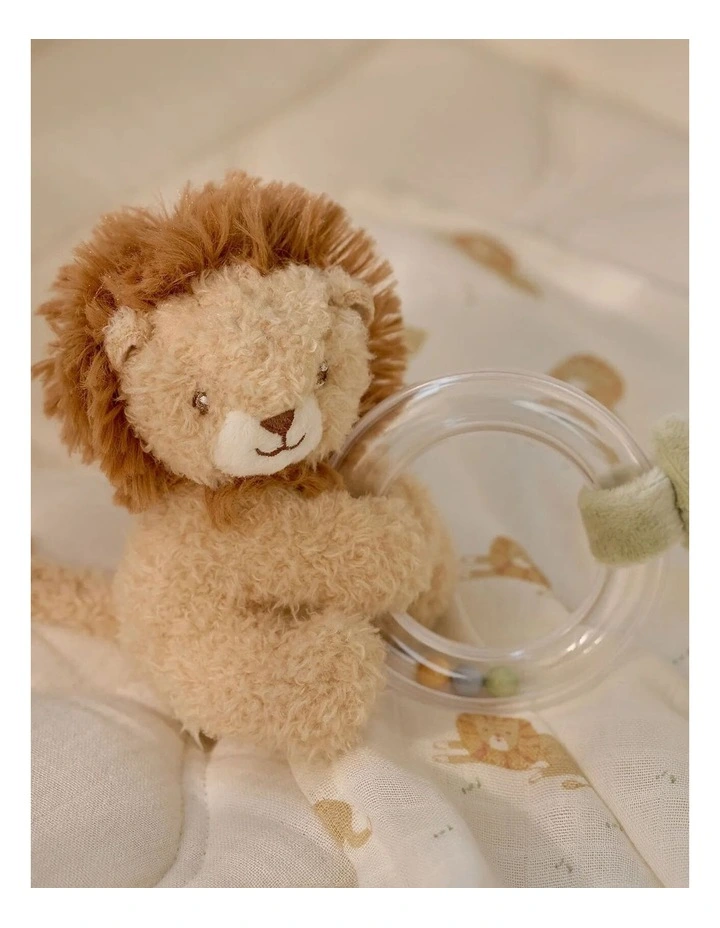 Safari Friends Ring Rattle Lion image 3
