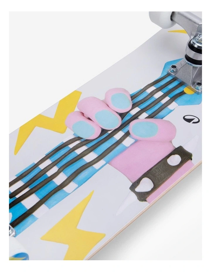Decathlon | Kids' Ages 3 To 7 Years Mini Skateboard Size 7.25 Cp100 - Thunder image 4