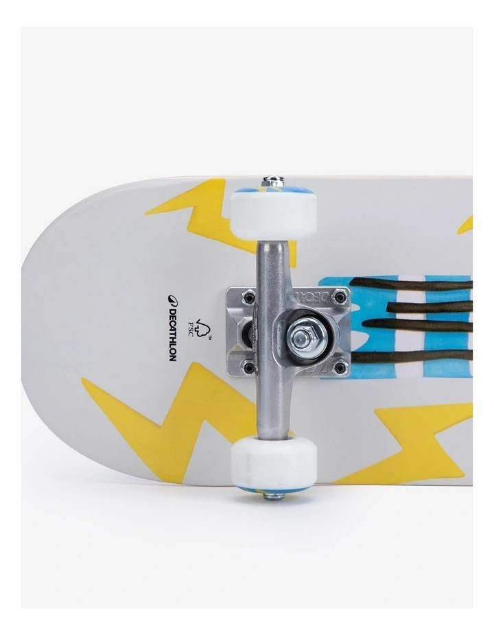 Decathlon | Kids' Ages 3 To 7 Years Mini Skateboard Size 7.25 Cp100 - Thunder image 5