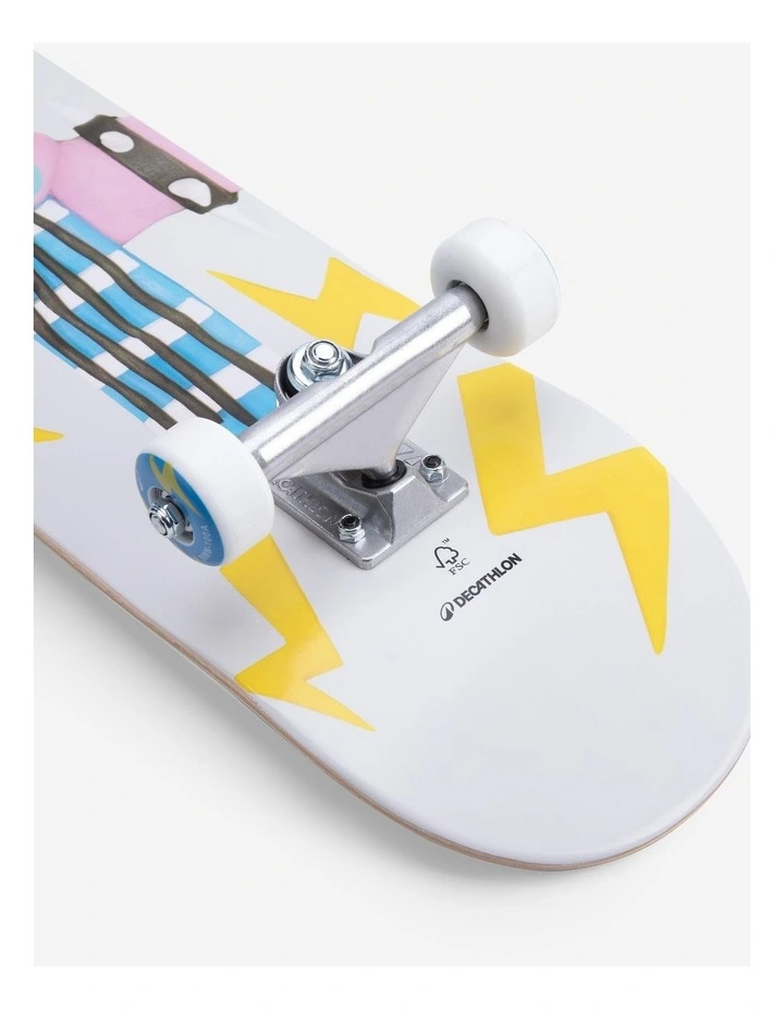 Decathlon | Kids' Ages 3 To 7 Years Mini Skateboard Size 7.25 Cp100 - Thunder image 7