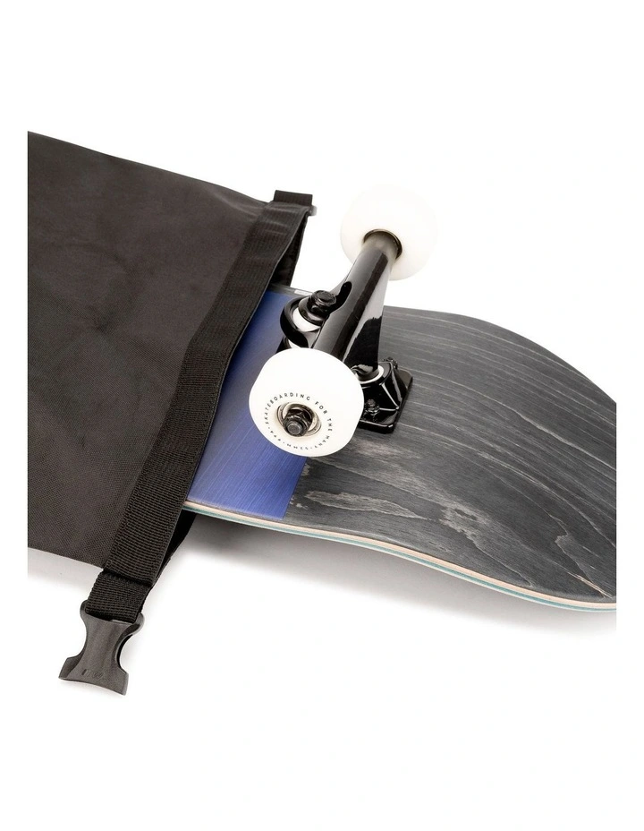 Decathlon | Waterproof & Eco-Designed Skateboard Transport Bag SC100 - Black image 3
