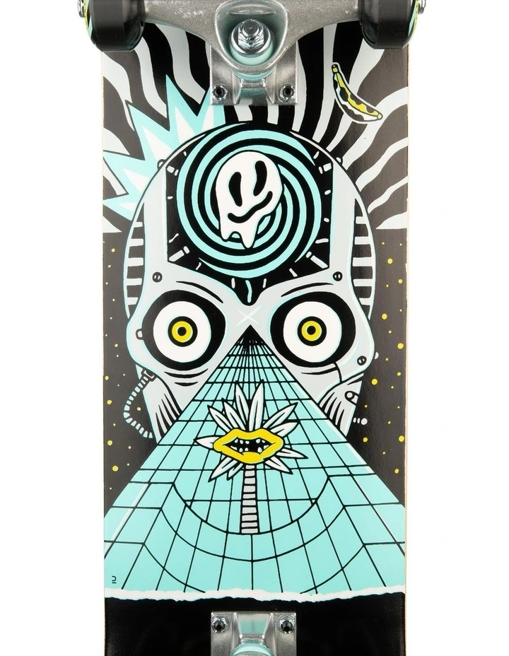 Decathlon | Kids' Skateboard 8-12 Years CP100 Mid Size 7.5 - Cosmic image 6