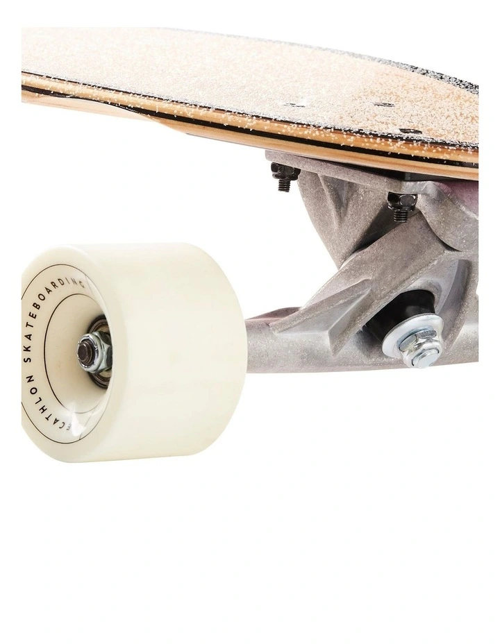Decathlon | Oxelo Longboard Pintail 520 Gradient Sand Yellow image 4