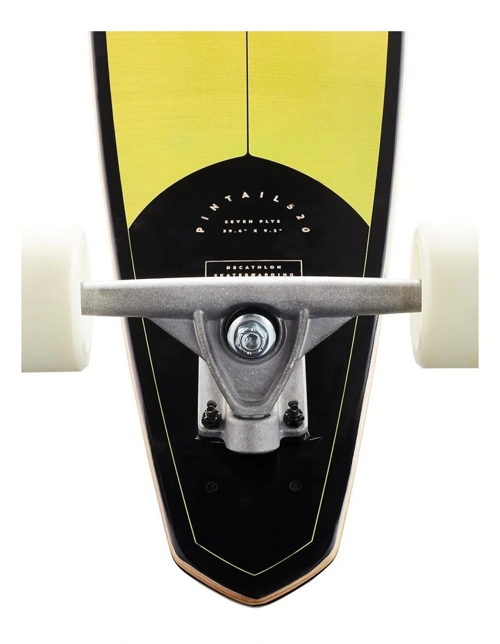 Decathlon | Oxelo Longboard Pintail 520 Gradient Sand Yellow image 5