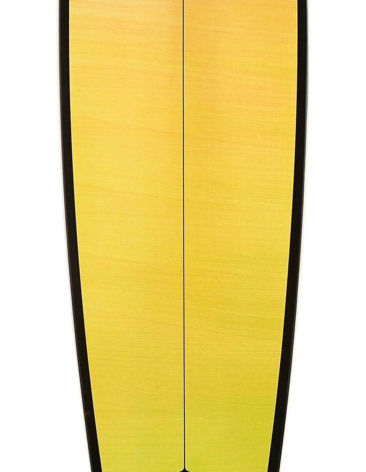 Decathlon | Oxelo Longboard Pintail 520 Gradient Sand Yellow image 6