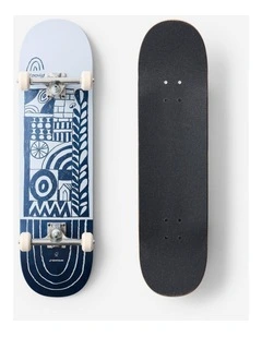 Decathlon | FULL SKATEBOARD CP500 TRIBE BLUE FOR SKATERS AGED 12 YEARS PLUS