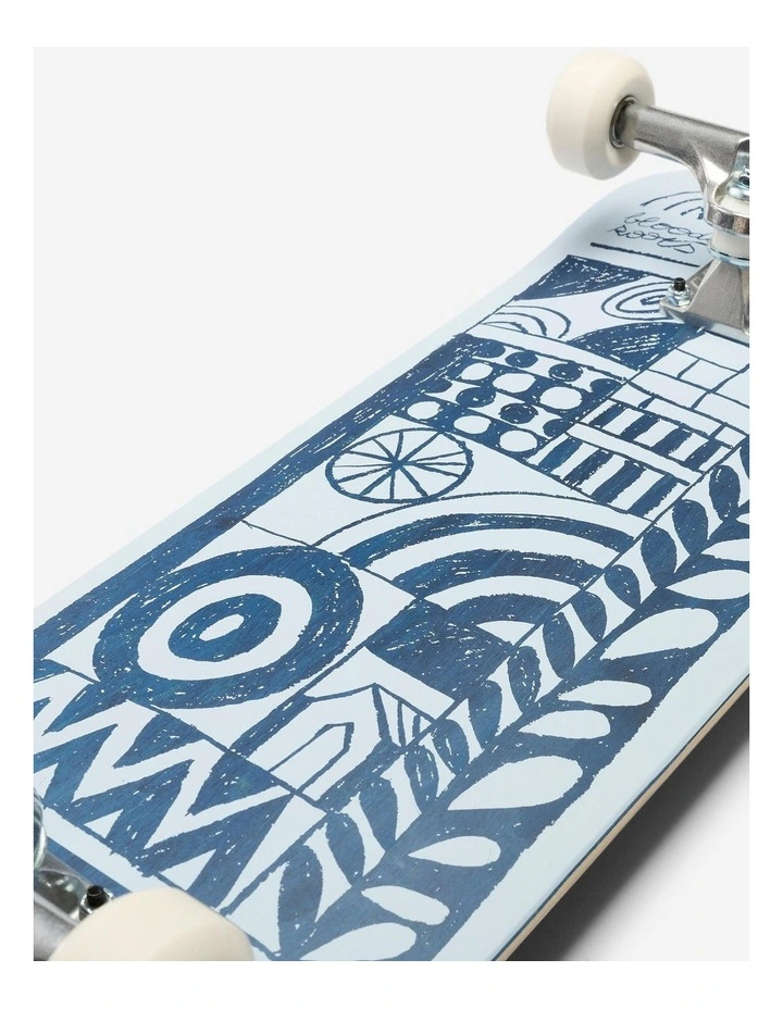 Decathlon | FULL SKATEBOARD CP500 TRIBE BLUE FOR SKATERS AGED 12 YEARS PLUS image 5