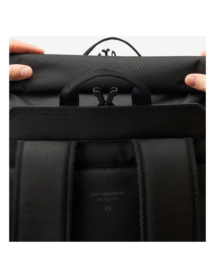 Decathlon | SKATE BACKPACK ROLLTOP BP500 WITH BUILT-IN SKATE TOOL image 6