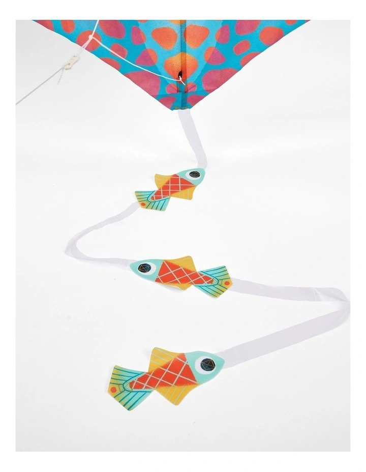 Decathlon | Kids static kite, MFK150 Orange stingray image 6