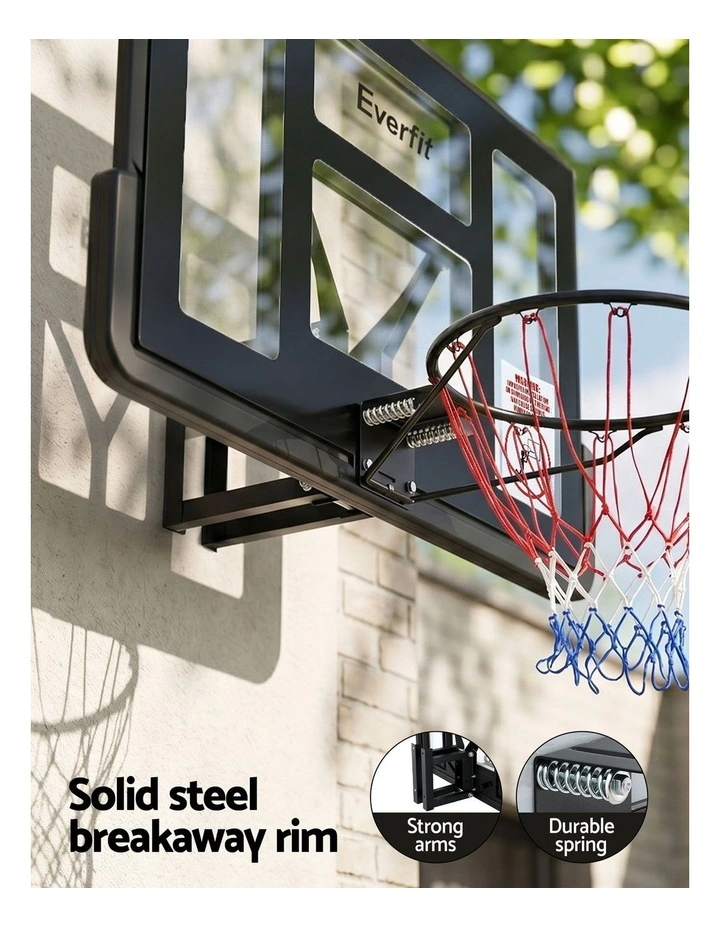 Everfit 43-Inch Wall Mount Kids Basketball Hoop Backboard Indoor Outdoor Sports image 5