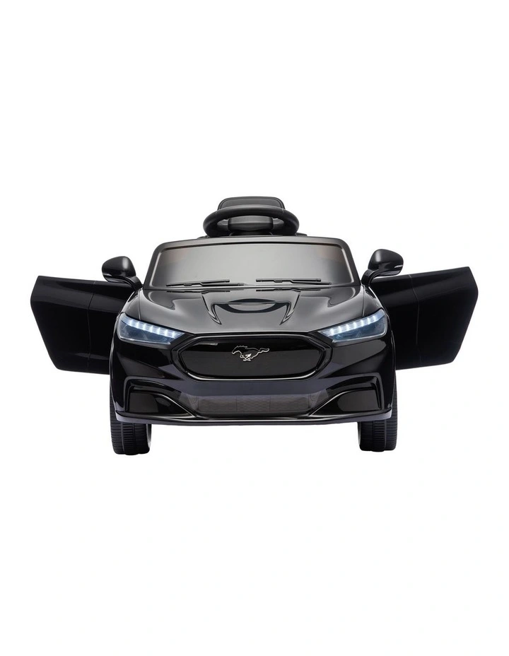 Kids Ride On Car 12V Licensed Ford Electric Toy with Remote Control Horn Music 97x61cm Black image 3