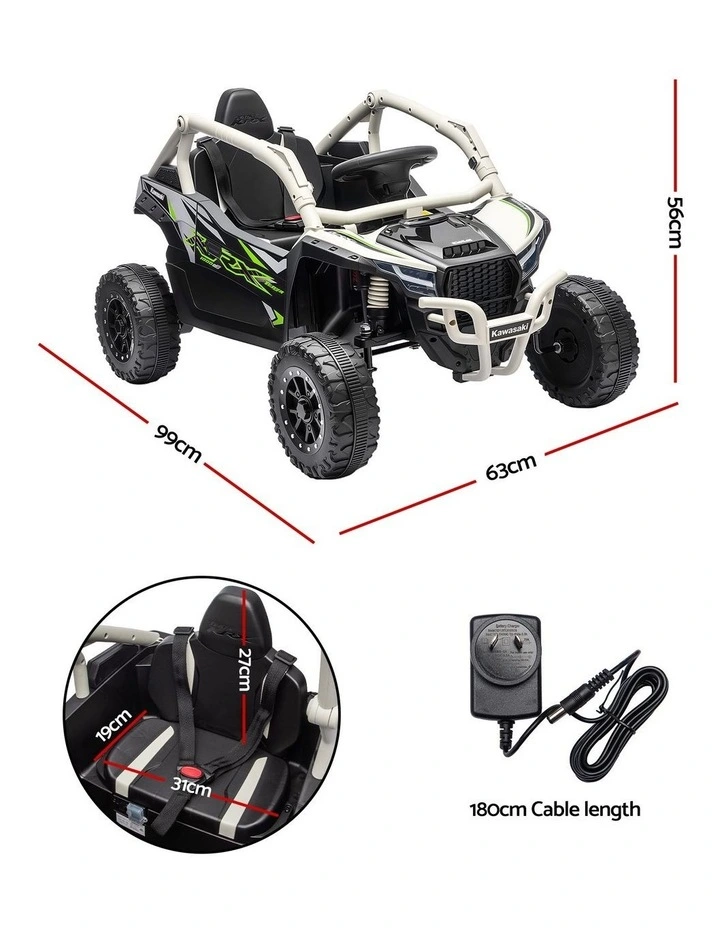 Kids Ride On Car Off-Road Licensed KRX1000 Electric Toy with Remote Control Music image 2