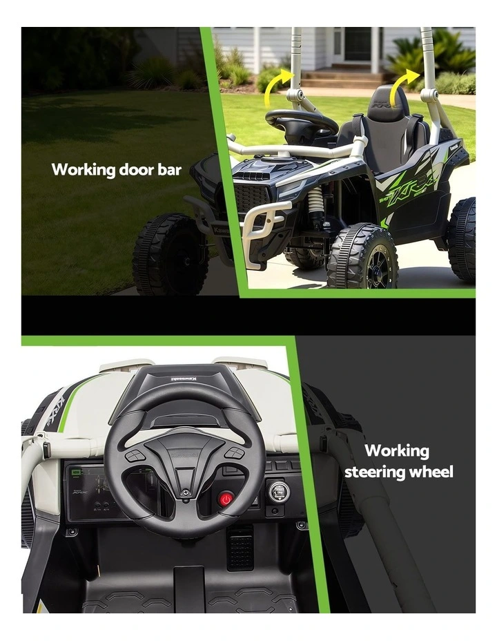 Kids Ride On Car Off-Road Licensed KRX1000 Electric Toy with Remote Control Music image 4