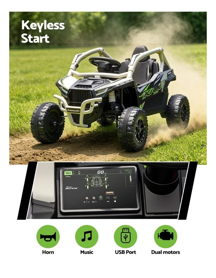Kids Ride On Car Off-Road Licensed KRX1000 Electric Toy with Remote Control Music image 5