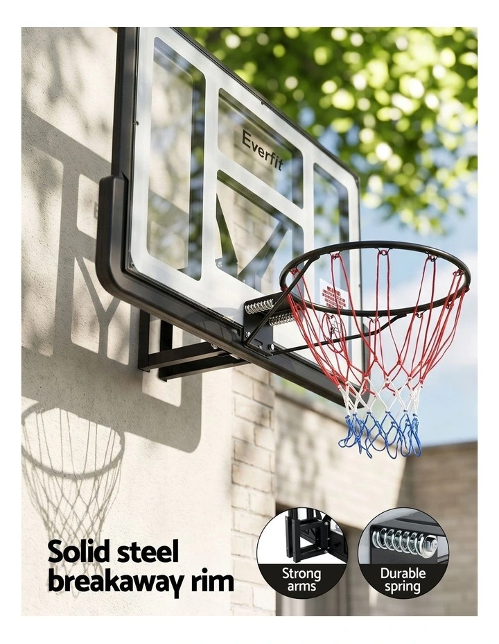 Everfit 43-Inch Wall Mount Kids Basketball Hoop Backboard Outdoor Sports image 4