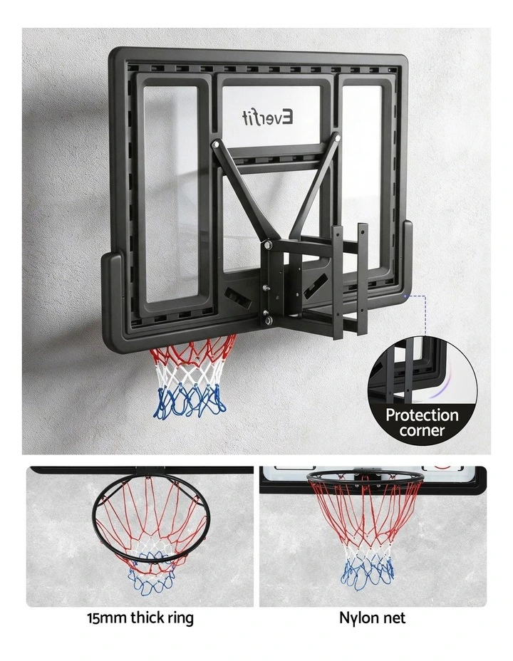 Everfit 43-Inch Wall Mount Kids Basketball Hoop Backboard Outdoor Sports image 5