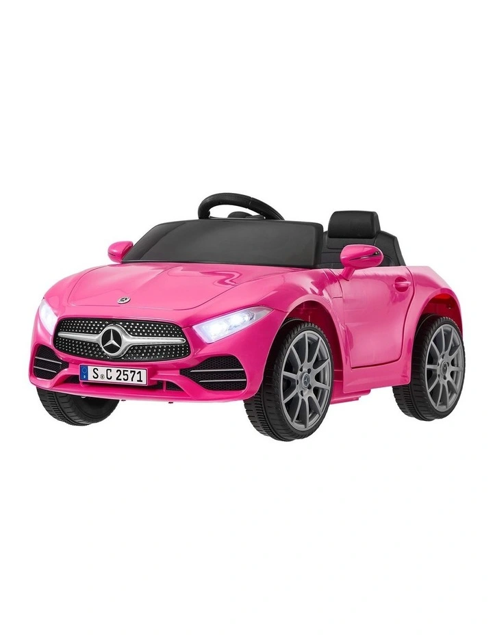 Kids Ride On Car 12V Mercedes-Benz Licensed Remote Control Toy Pink image 1