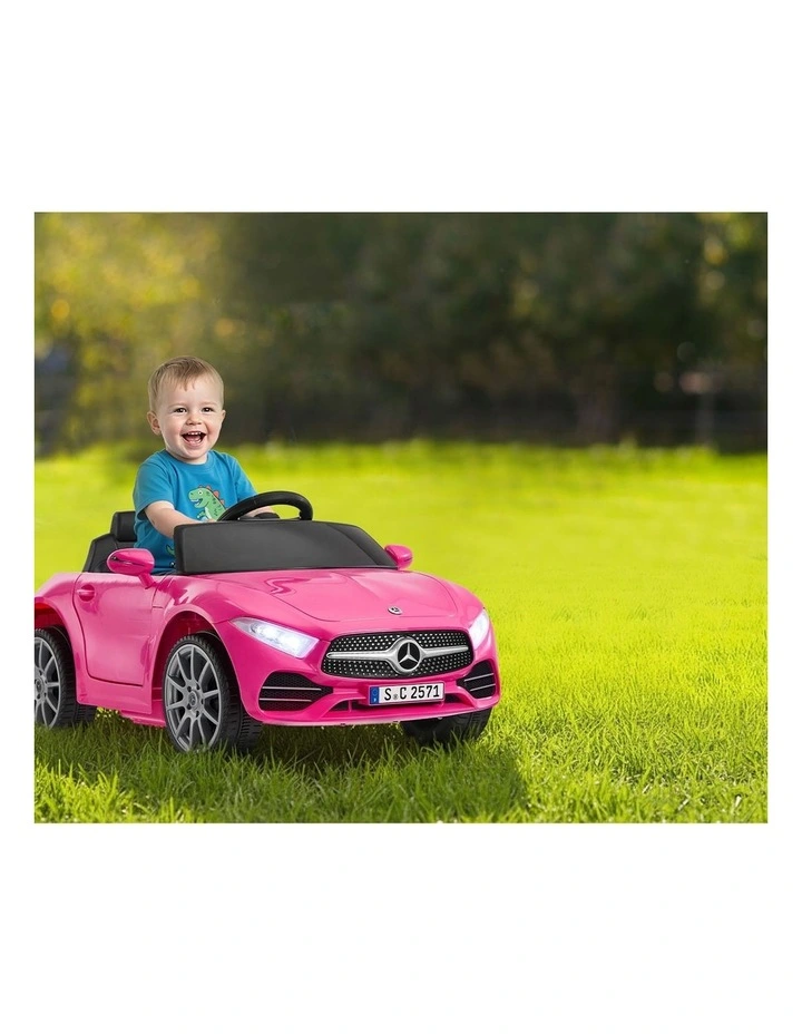 Kids Ride On Car 12V Mercedes-Benz Licensed Remote Control Toy Pink image 7