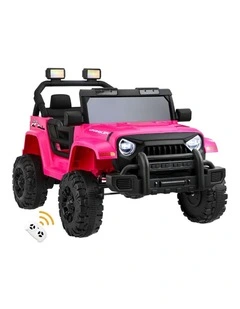 Mazam 12V Kids Ride On Car Remote Control Electric Toy Horn Music Car Pink