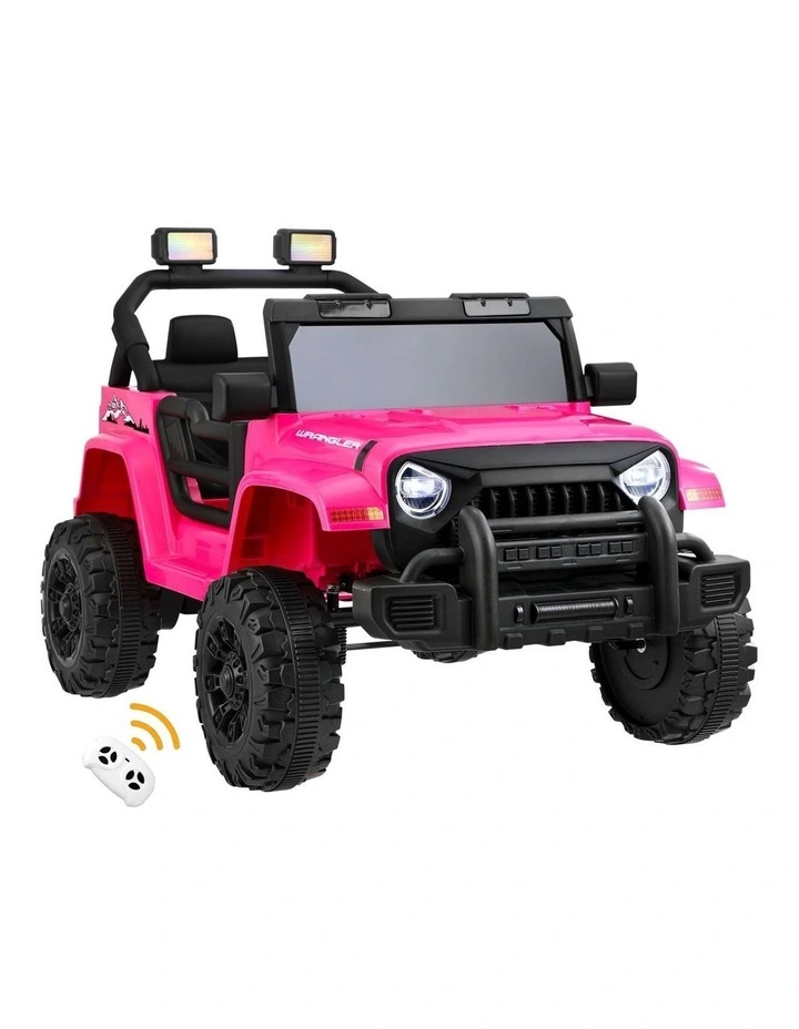 Mazam 12V Kids Ride On Car Remote Control Electric Toy Horn Music Car Pink image 1