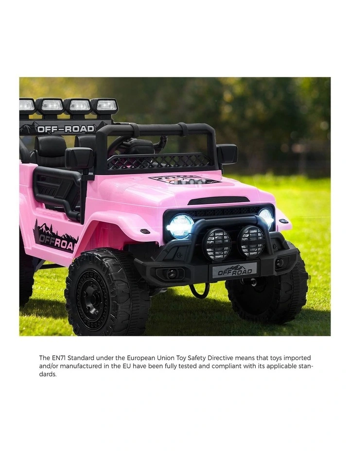 Mazam Ride on Car 12V Kids Electric Bluetooth Remote Control Battery Toy Pink image 5