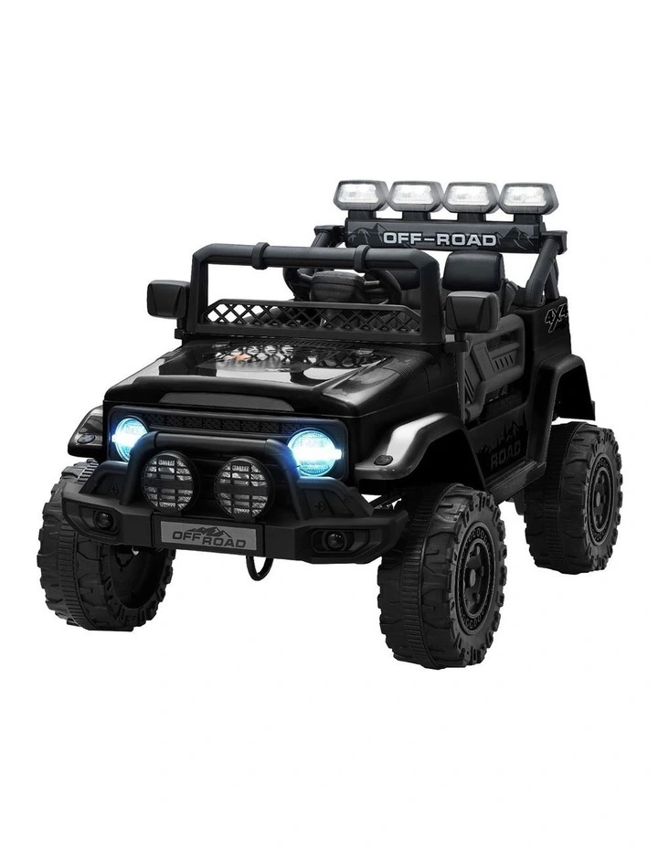 Mazam Ride on Car 12V Kids Electric Bluetooth Remote Control Cars Toy Gift Black image 1