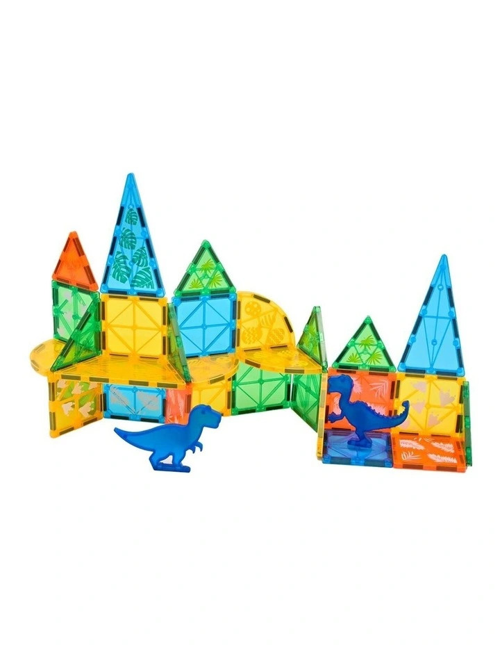 Bopeep Magnetic Building Tiles Blocks Kids STEM Toy Dinosaur 60Pcs image 2