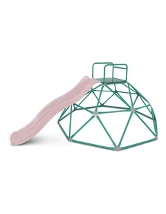 Lifespan Kids Summit 2.0m Dome Climber & 1.8m Slide (Pastel Pink)