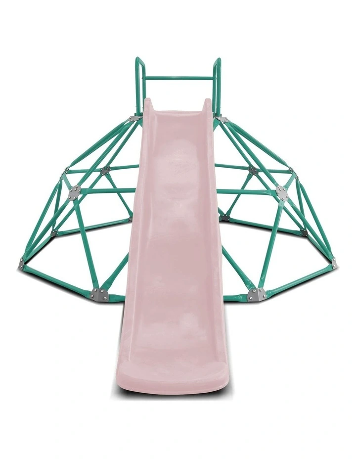 Lifespan Kids Summit 2.0m Dome Climber & 1.8m Slide (Pastel Pink) image 2