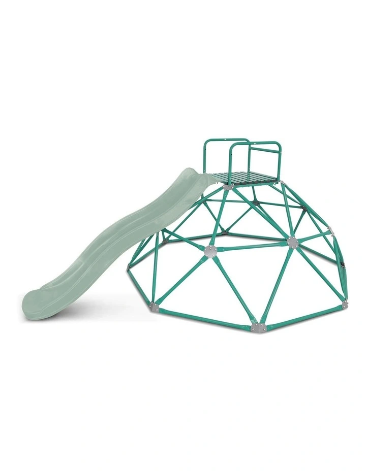 Lifespan Kids Summit 2.0m Dome Climber & 1.8m Slide (Pastel Green) image 1