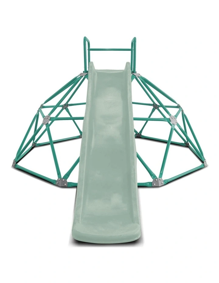 Lifespan Kids Summit 2.0m Dome Climber & 1.8m Slide (Pastel Green) image 2